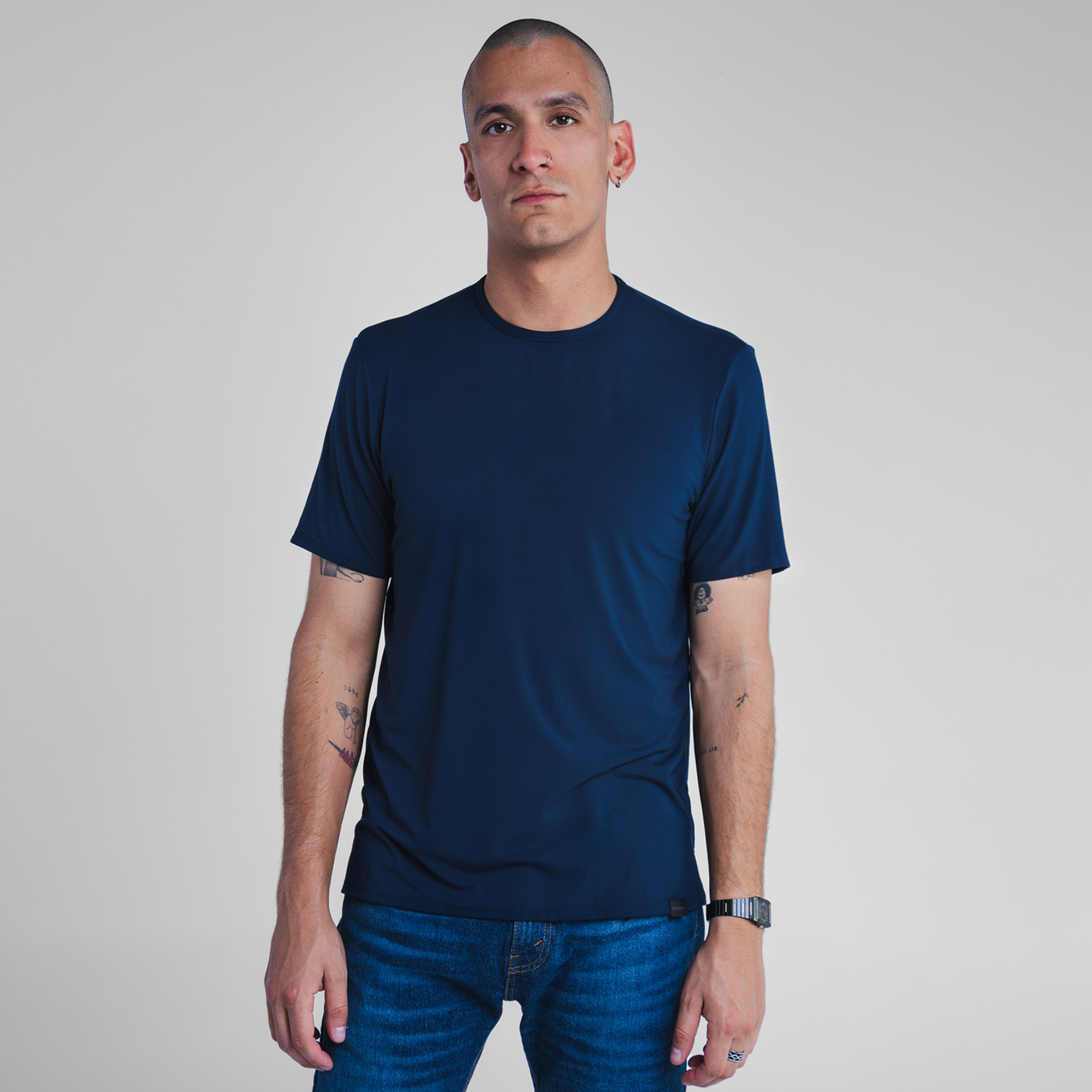 Playera de Bambú Cuello Redondo Hombre