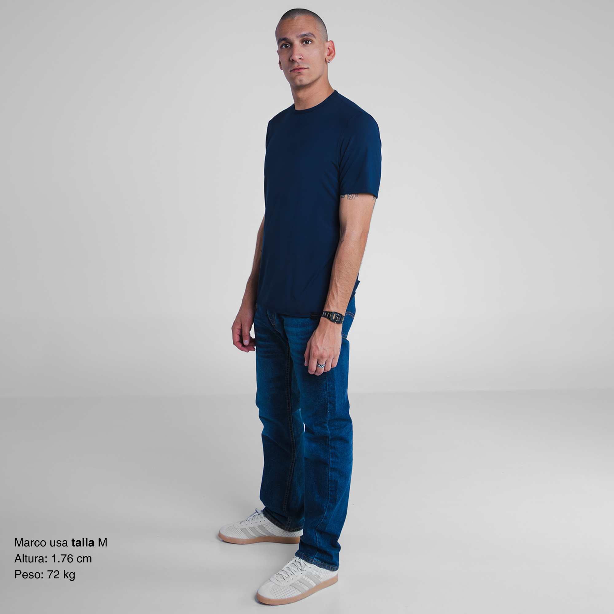 Playera de Bambú Cuello Redondo Hombre