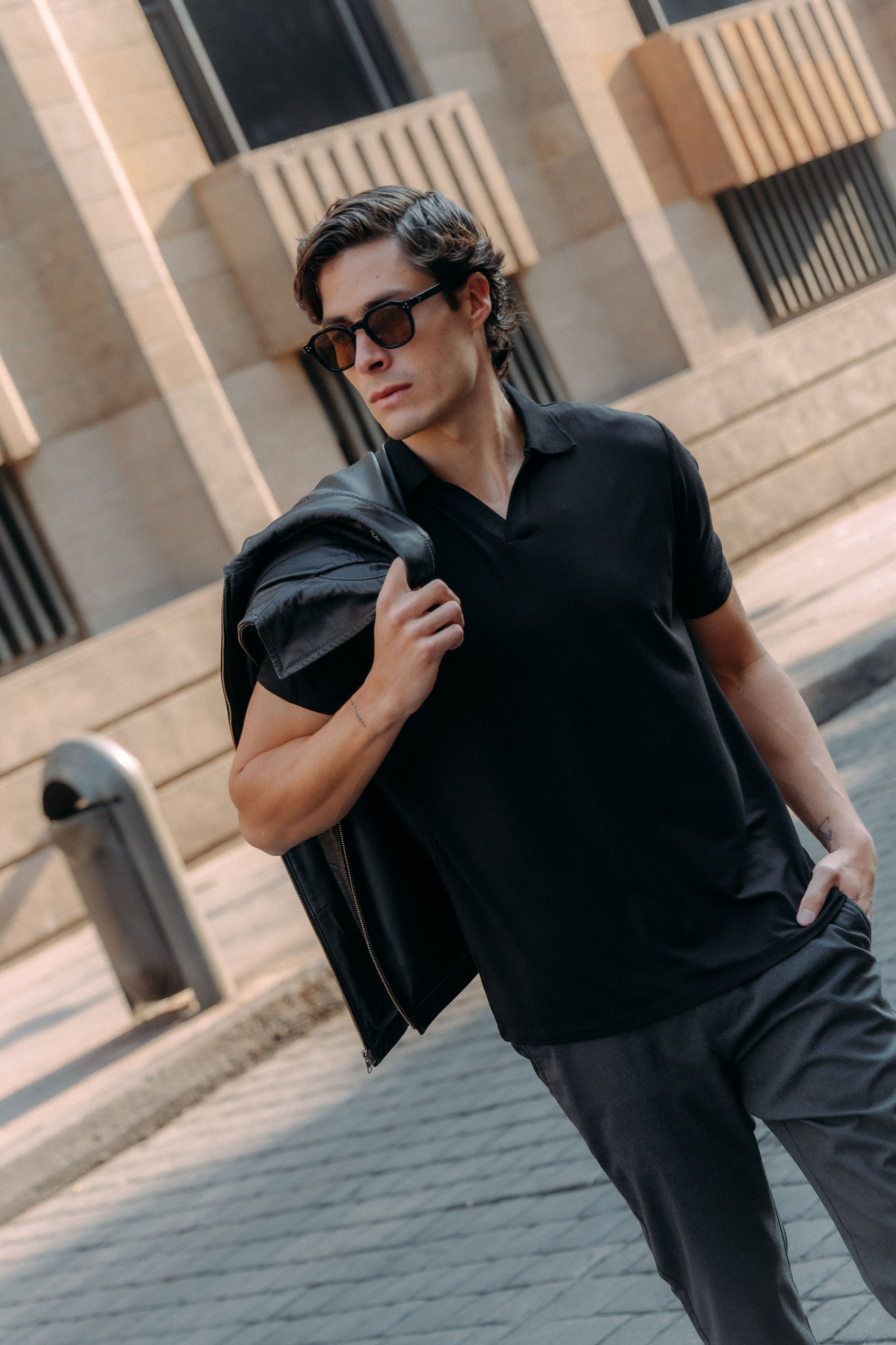 Polo de Bambú para Hombre