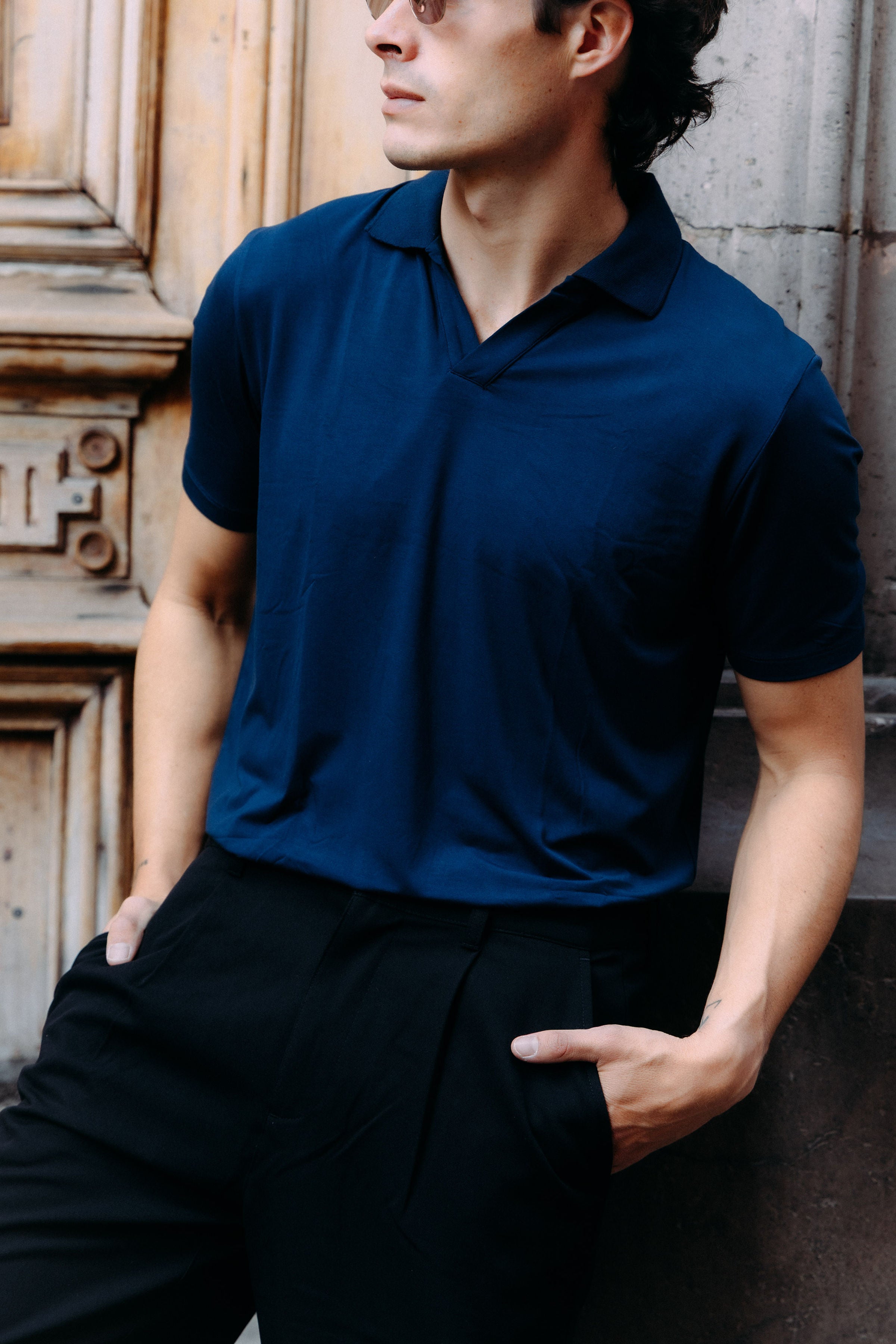 Polo de Bambú para Hombre