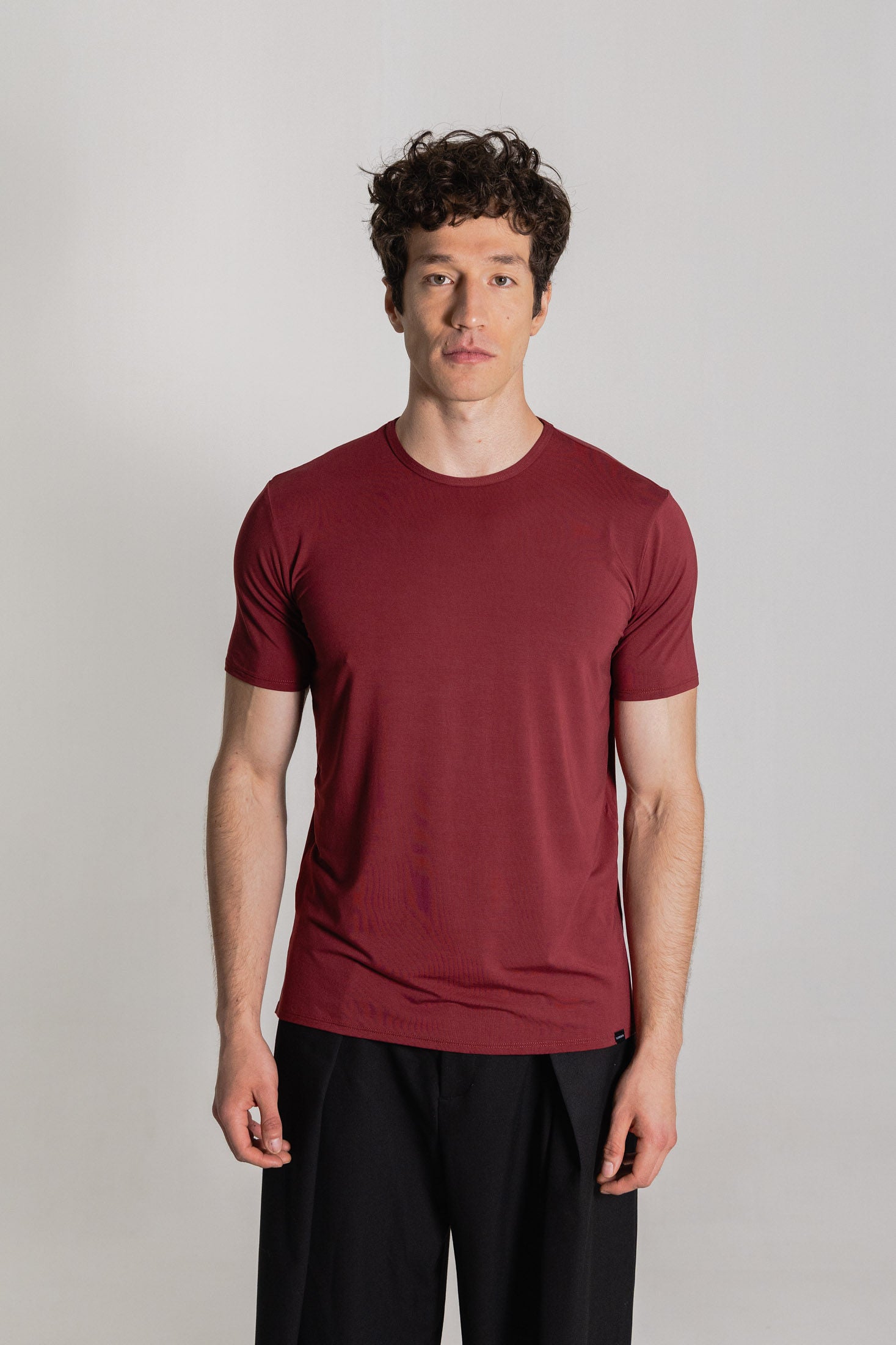 Playera de Bambú Cuello Redondo Hombre