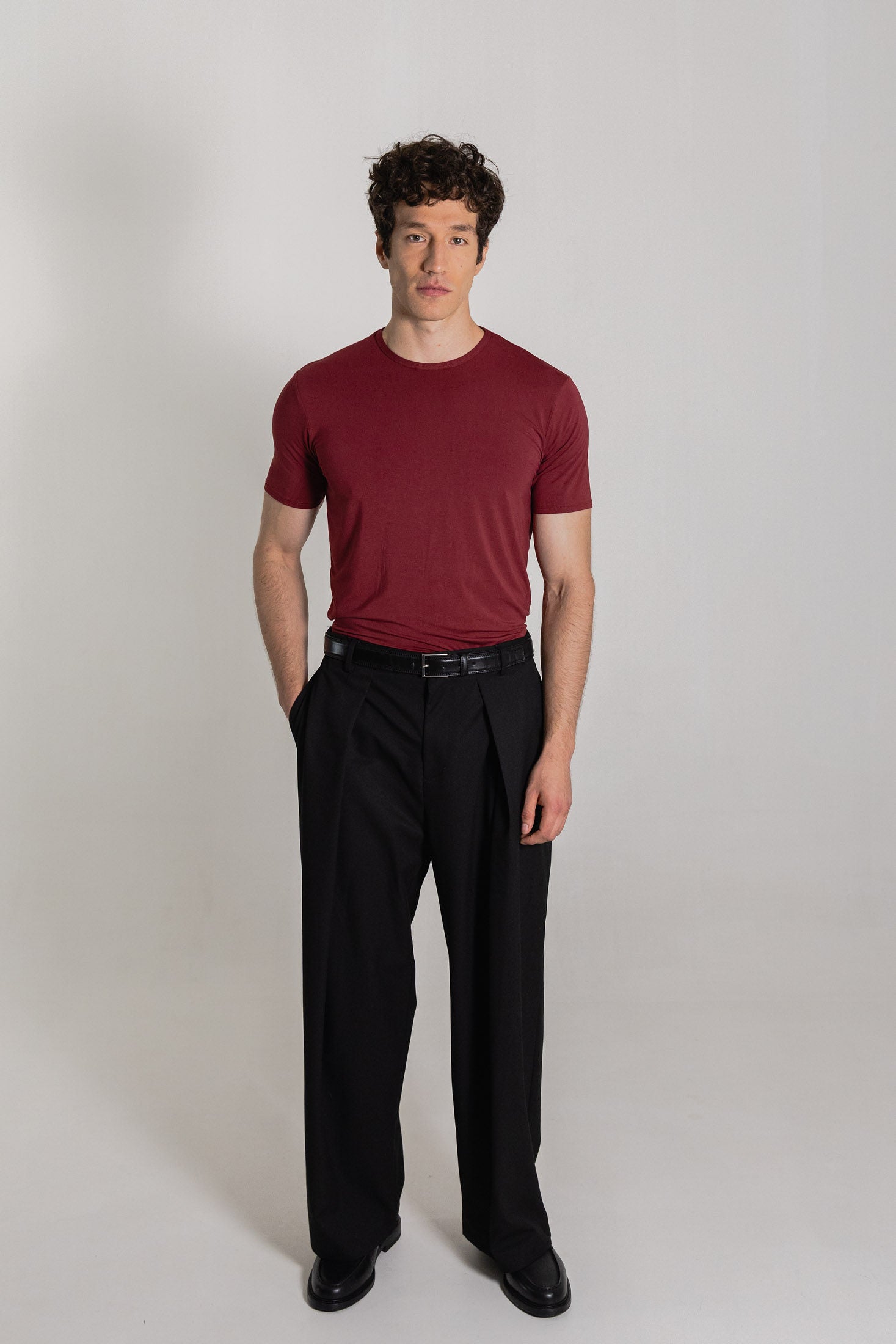 Playera de Bambú Cuello Redondo Hombre