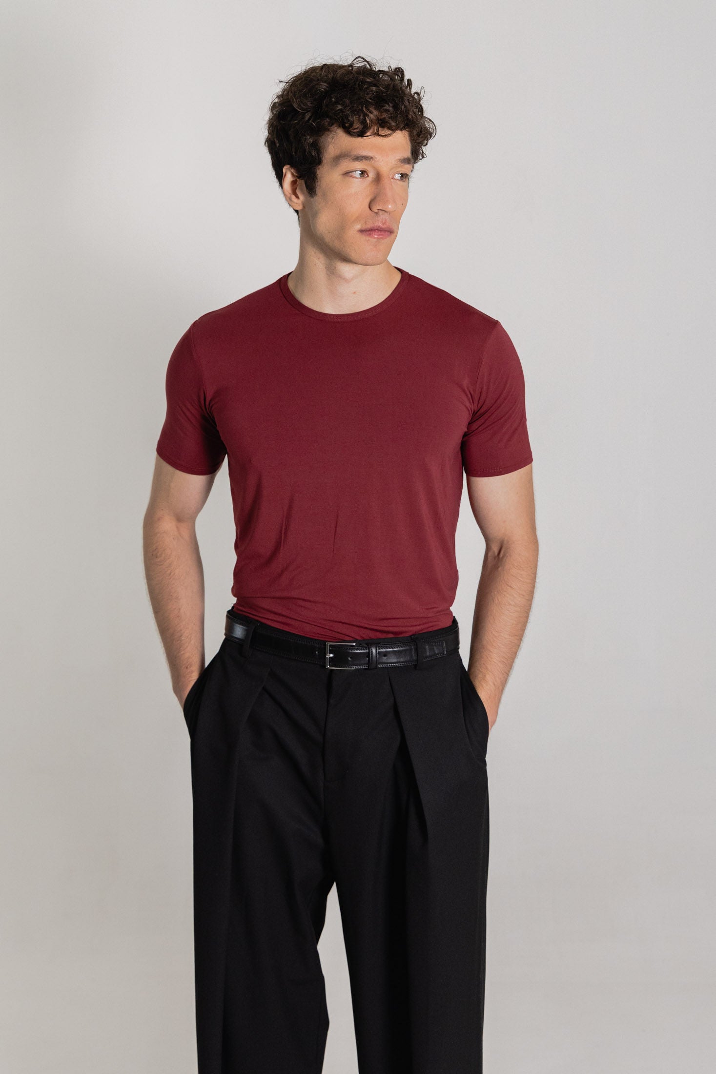 Playera de Bambú Cuello Redondo Hombre