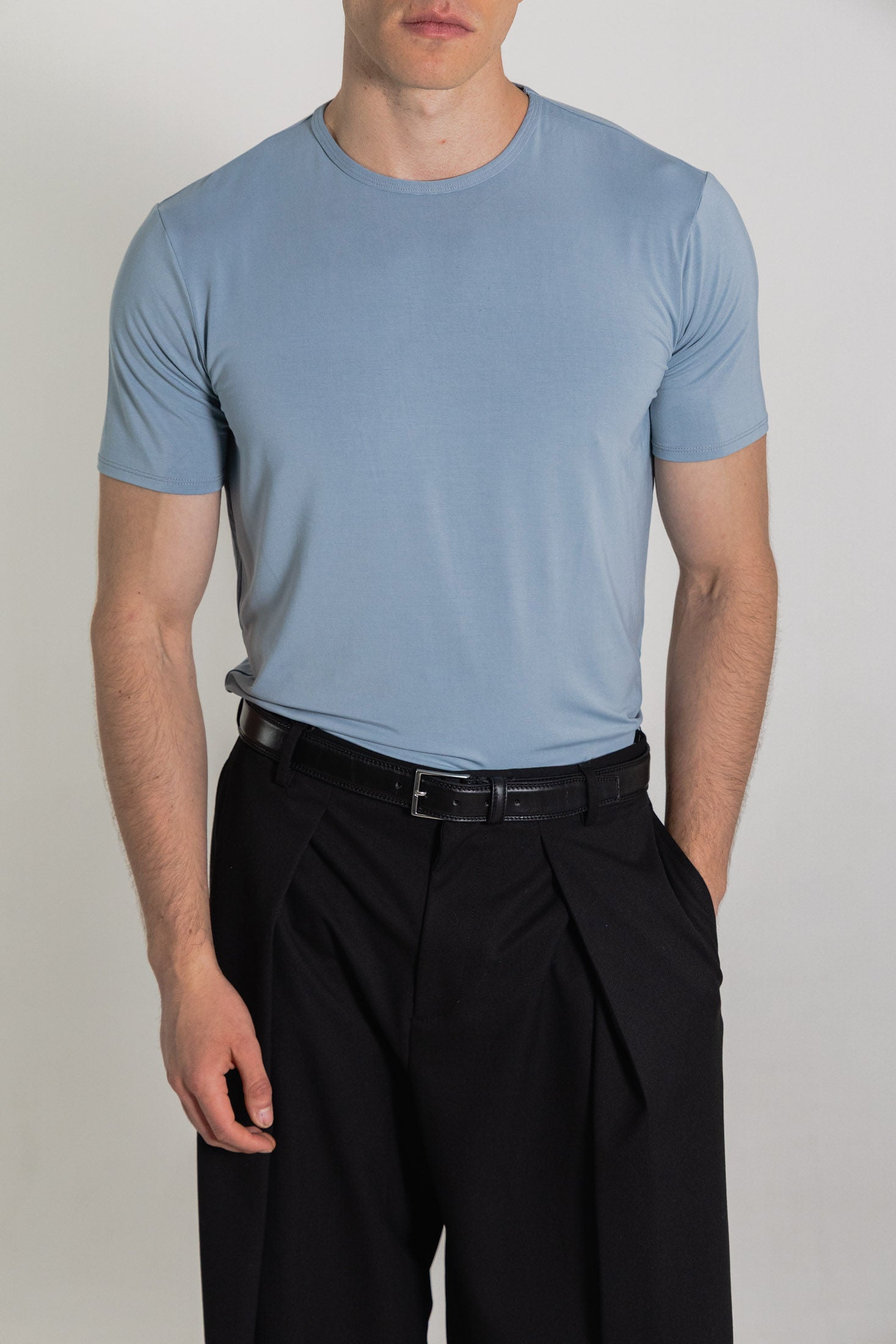 Playera de Bambú Cuello Redondo Hombre