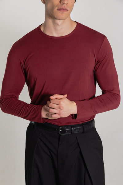 Playera de Bambú Manga Larga Hombre