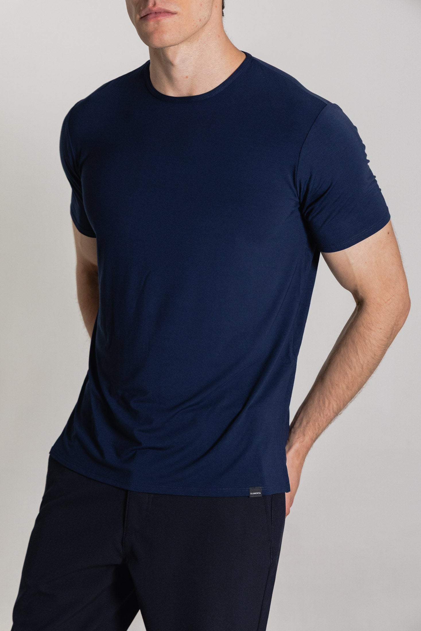 Playera de Bambú Cuello Redondo Hombre