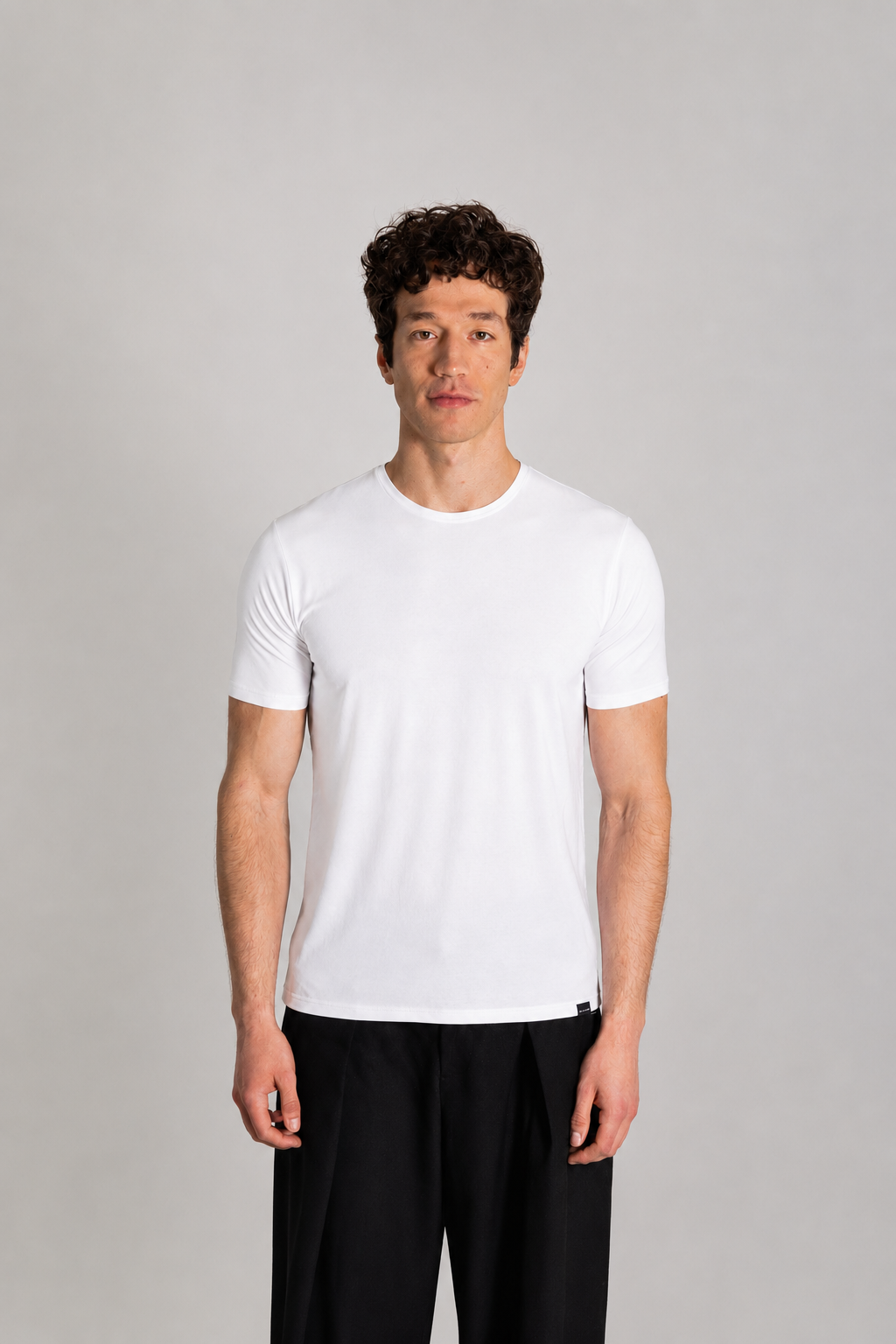 Playera de Bambú Cuello Redondo Hombre