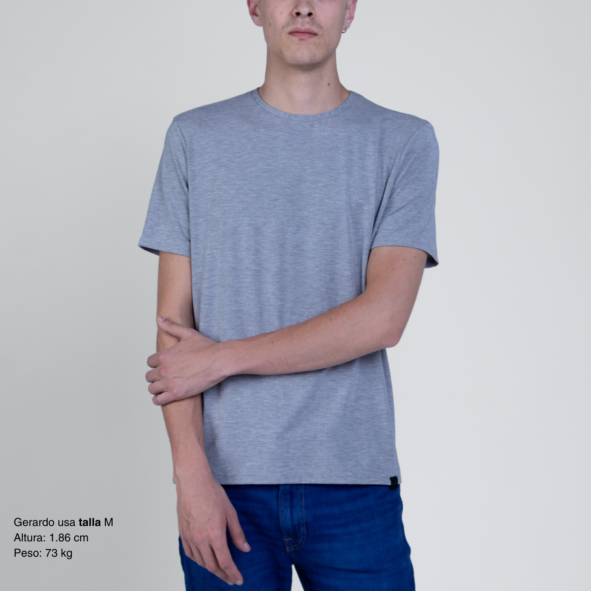 Playera de Bambú Cuello Redondo Hombre