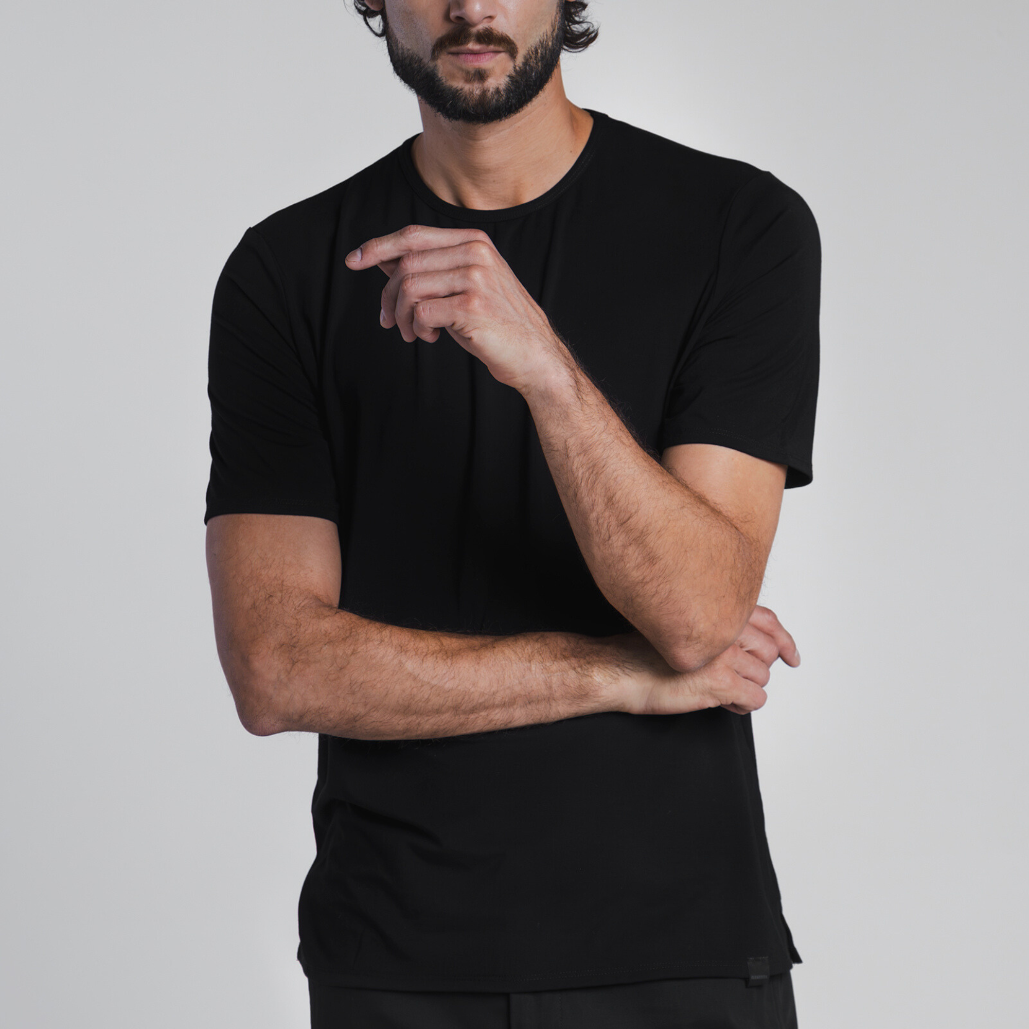 Playera de Bambú Cuello Redondo Hombre