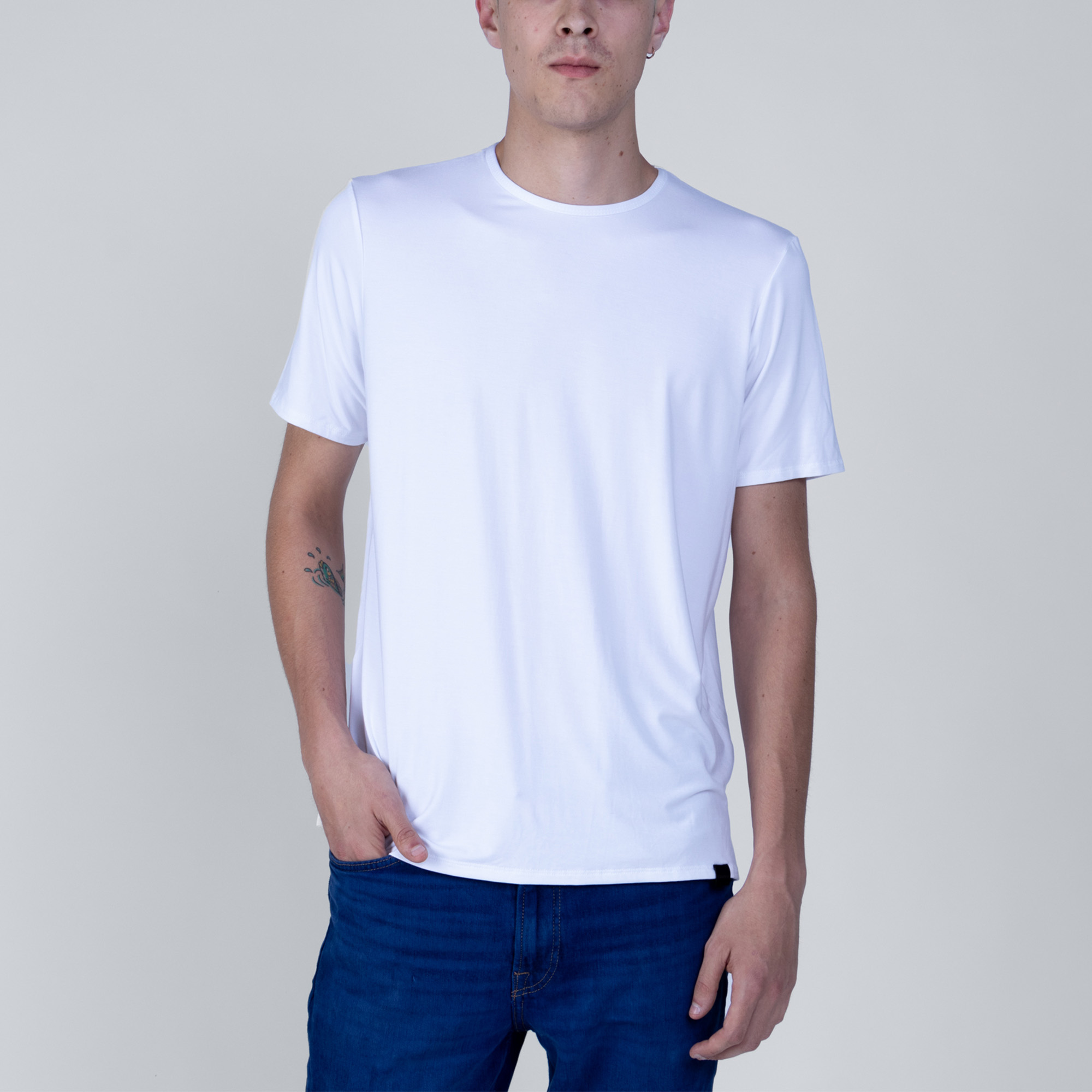 Playera de Bambú Cuello Redondo Hombre