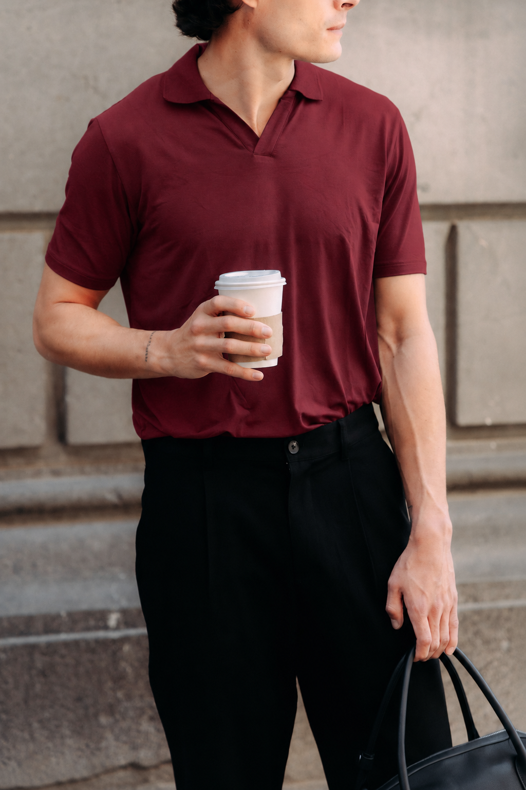 Polo de Bambú para Hombre