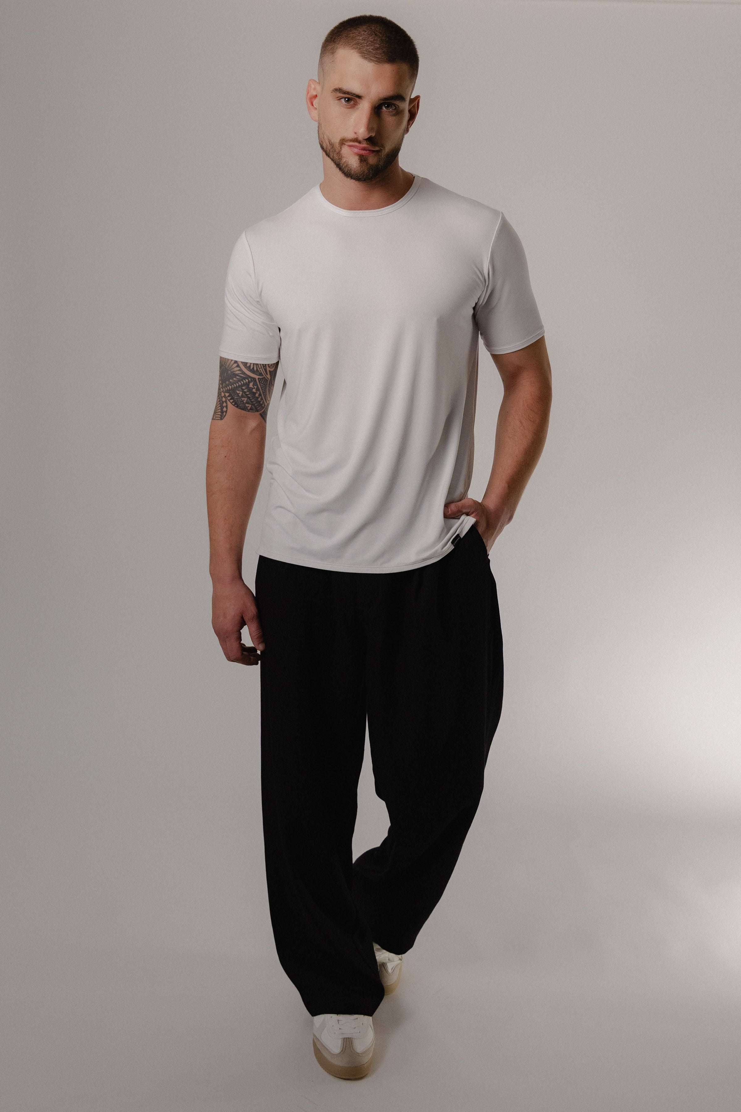 Playera de Bambú Cuello Redondo Hombre