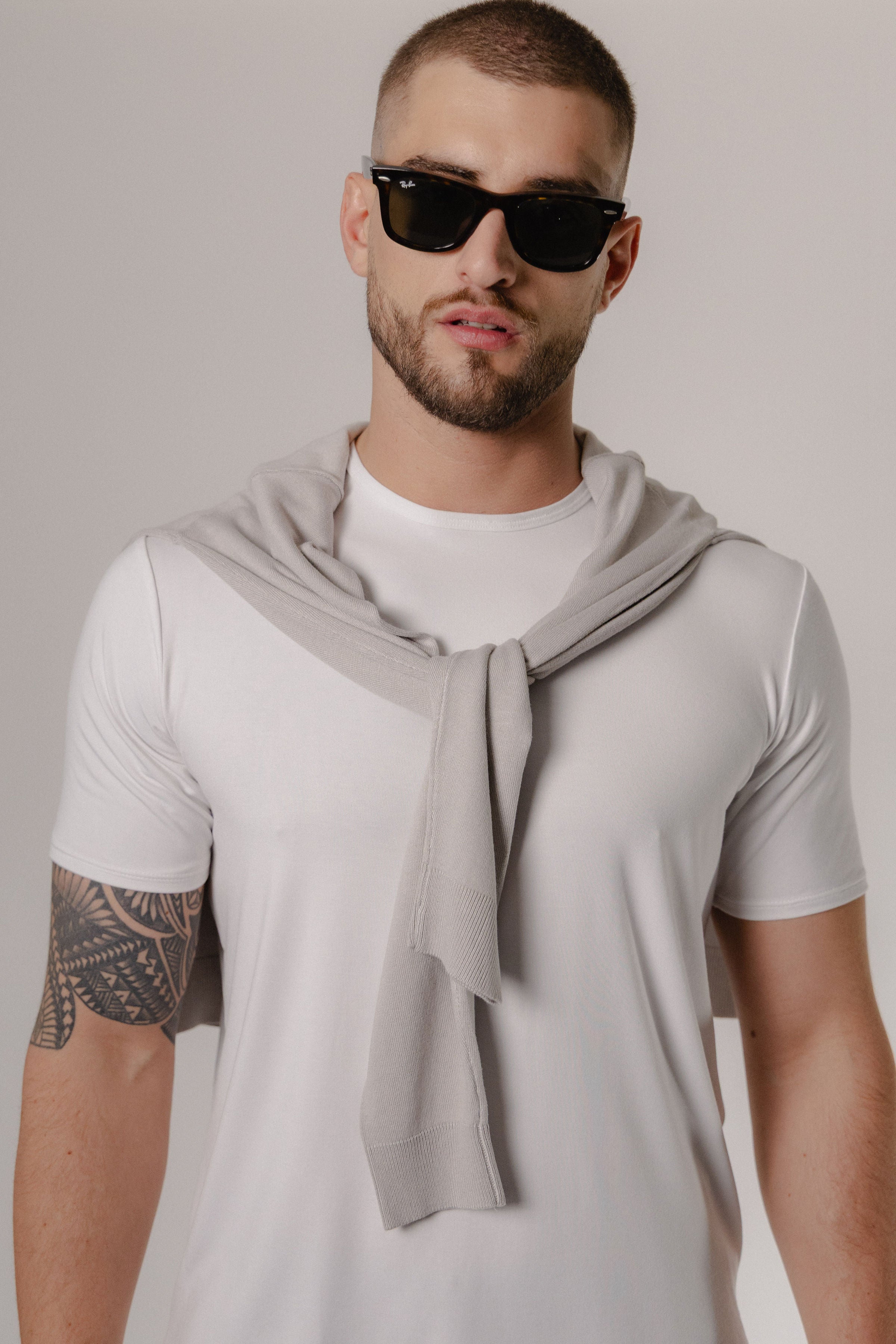 Playera de Bambú Cuello Redondo Hombre