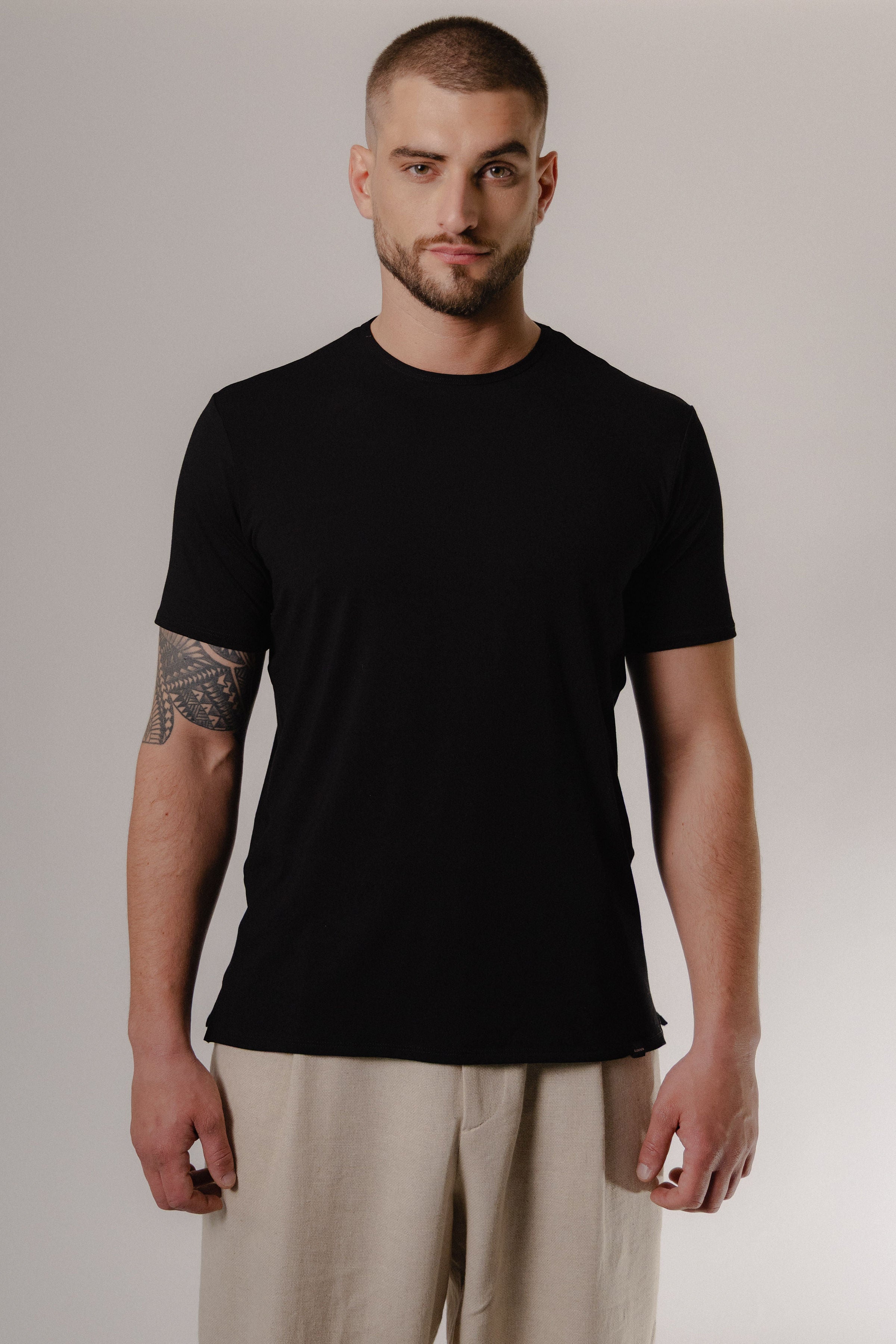 Playera de Bambú Cuello Redondo Hombre