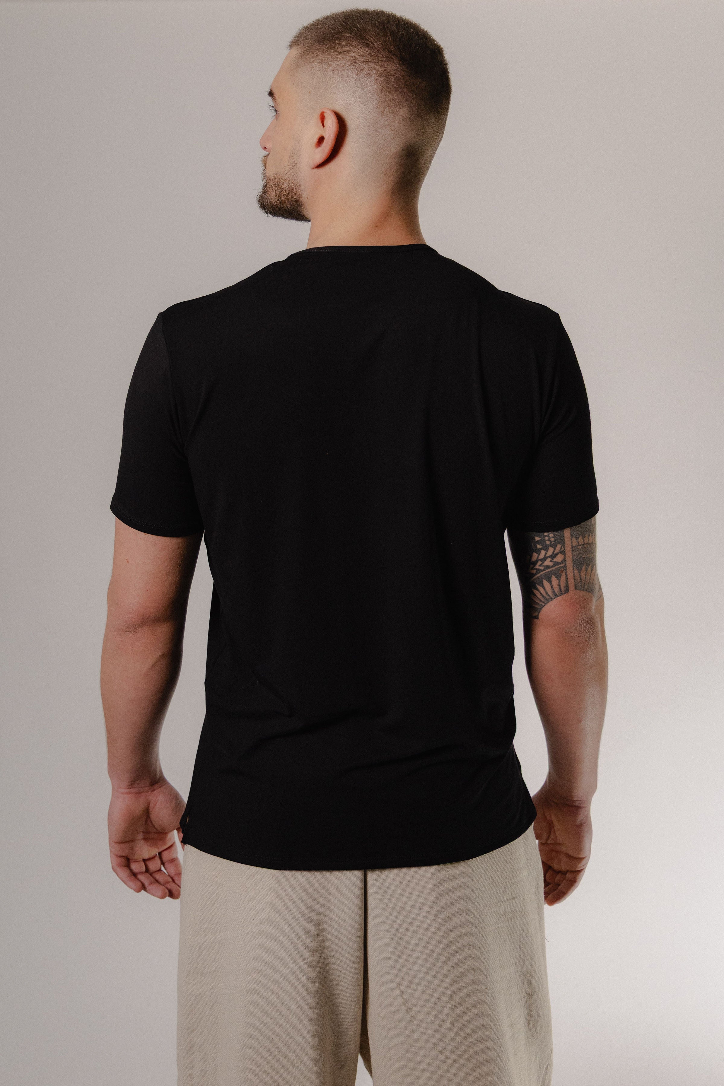 Playera de Bambú Cuello Redondo Hombre