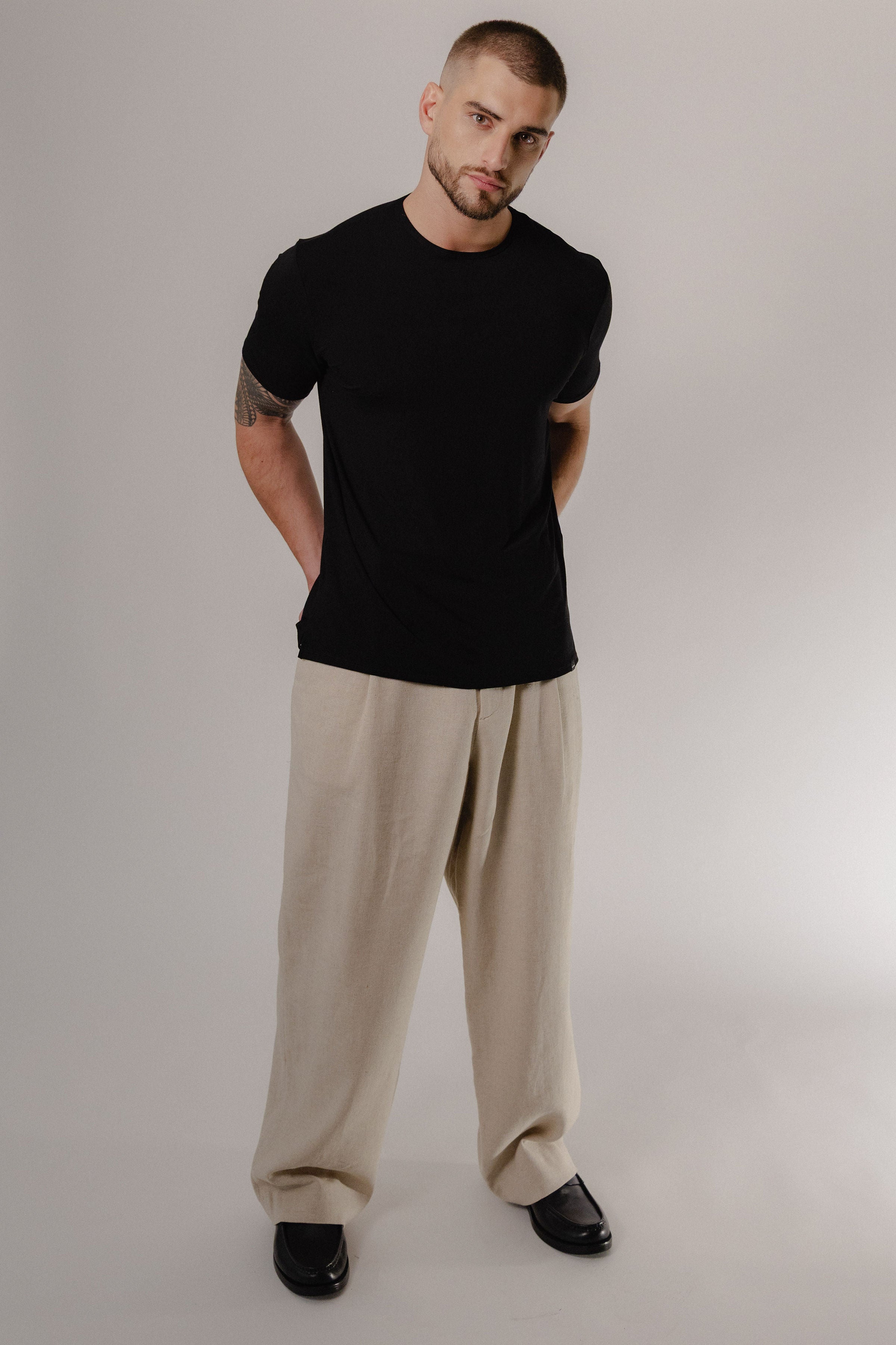 Playera de Bambú Cuello Redondo Hombre